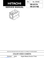 Hitachi VK-U174 Service Manual