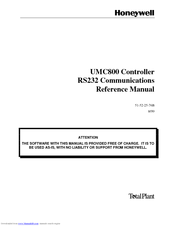Honeywell RS-232 Reference Manual