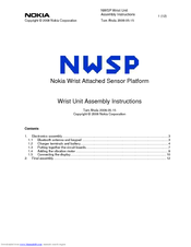 Nokia NWSP Assembly Instructions Manual