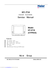 Haier HT-3718 Service Manual