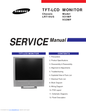 Samsung SYNCMASTER 932MP Service Manual