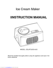 Baumatic GELATO2SS-AUS Instruction Manual