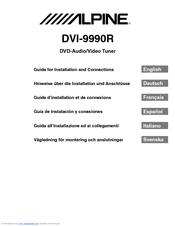 Alpine DVI-9990R Manual For Installation And Connections