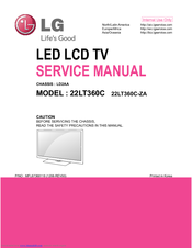 LG 22LT360C Service Manual