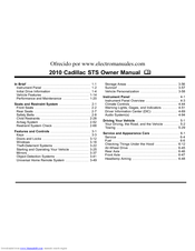 Cadillac 2010 STS Owner's Manual