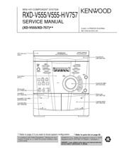 Kenwood XD-V757 Service Manual