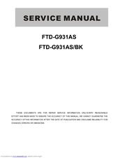 Buffalo FTD-G931AS/BK Service Manual