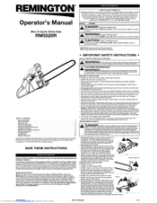 Remington RM5520R Operator's Manual