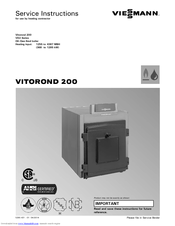Viessmann VD2-950 Service Instructions Manual