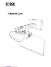 Epson Mounting bracket Installation Manual