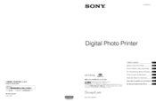 Sony SnapLab UP-CR15L Using Manual