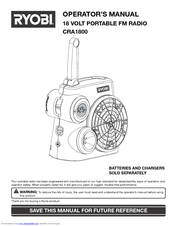 Ryobi CRA1800 Operator's Manual