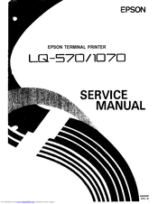 Epson LG1-1070 Service Manual