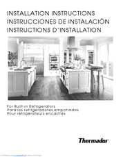 Thermador T48BR810NS Installation Instructions Manual