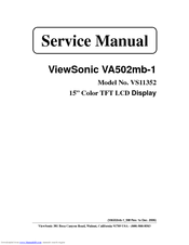 ViewSonic VA502mb-1 Service Manual