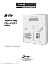Linear AE-500 Installation Instructions Manual