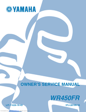 Yamaha WR450F(R) Owner's Service Manual