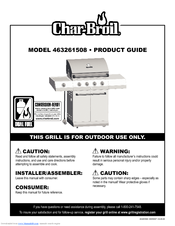 Char-Broil 463261508 Product Manual
