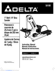 Delta SA180 Instruction Manual