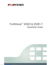 Fortinet FortiVoice 300E-T Quick Start Manual