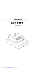 Olivetti ECR 5000 Instructions Manual