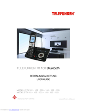 Telefunken TX 152 User Manual