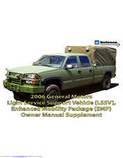GMC Defense 2006 Owner's Manual Supplement