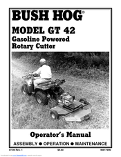 Bush Hog GT42 Operator's Manual