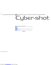 Sony Cyber-shot DSC-RX10 Help Manual