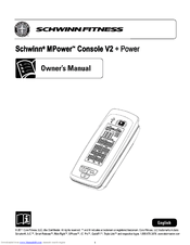 Schwinn MPower Console V2 Owner's Manual
