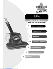Bissell GoVac 3302 Series User Manual