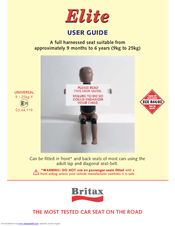 Britax Elite User Manual