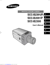 Samsung SCC-B2091P User Manual