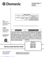 Dometic 457915.70X Installation Instructions Manual