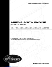 Ariens 306cc Series Operation Manual