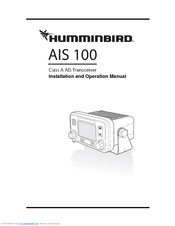 Humminbird AIS 100 Installation And Operaion Manual