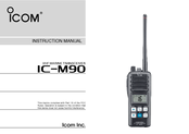 Icom IC-M90 Instruction Manual