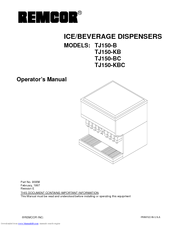 Remcor TJ150-B Operator's Manual