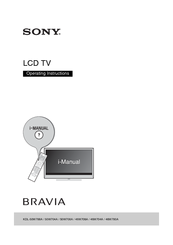 Sony Bravia KDL-446W900A Operating Instructions Manual