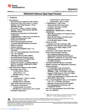 Texas Instruments TMS320C6474 Manual
