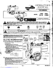 Tecumseh HM90 Operator's Manual