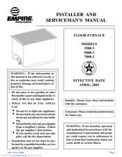 Empire Heating Systems 7088-3 Installation And Service Manual