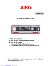 AEG CS MP300 Owner's Manual