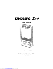 TANDBERG 1000 User Manual