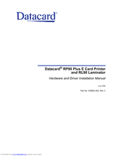 DataCard RL90 Hardware And Driver Installation Manual