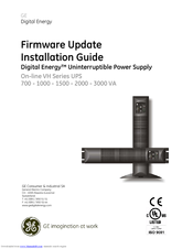 GE VH Series 1500 Installation Manual