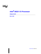 Intel 80331 Design Manual