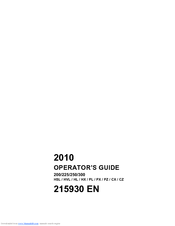 BRP 2010 Evinrude E-TEC E250DPXIS Operator's Manual