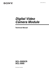 Sony XCL5005 Technical Manual