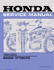 Honda Magna VF750C Service Manual